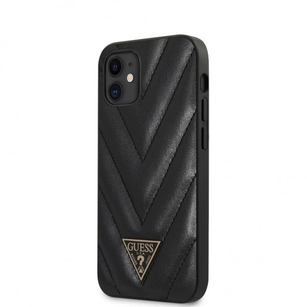 Guess iPhone 12 Mini Cover V Quilted Sort