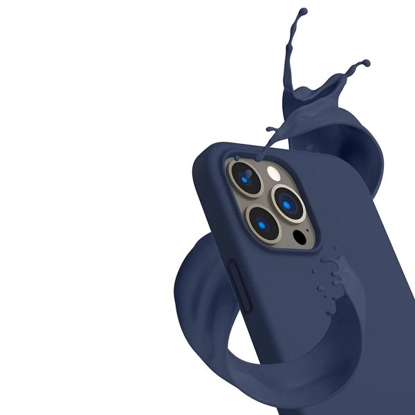 Rvelon iPhone 12/iPhone 12 Pro Silikonecover Blå
