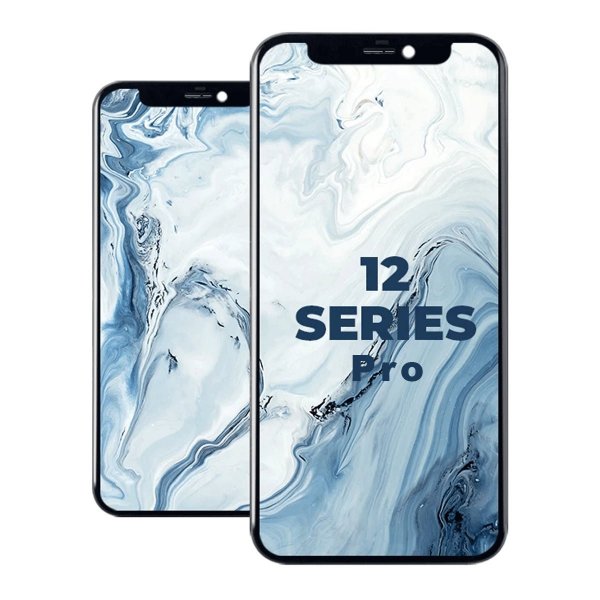 iPhone 12/12 Pro OLED Skærm - Sort (Taget fra ny iPhone)