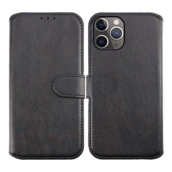 Rvelon iPhone 12/iPhone 12 Pro Etui Magnetisk Aftageligt Cover Sort