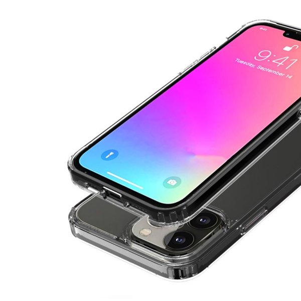 Rvelon iPhone 12/iPhone 12 Pro Cover TPU Transparent