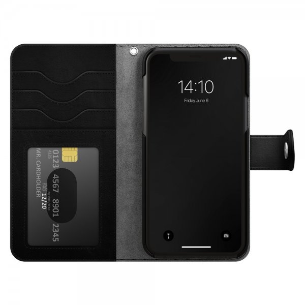 Ideal of Sweden iPhone 13/14/15/16e/17e Cover Magnet Wallet+ MagSafe Sort