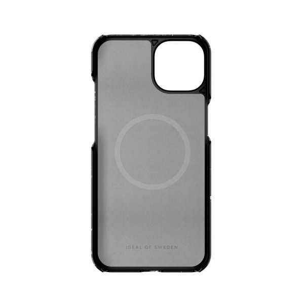 Ideal of Sweden iPhone 13/14/15/16e/17e Cover Fashion Case MagSafe Black Thunder Marble