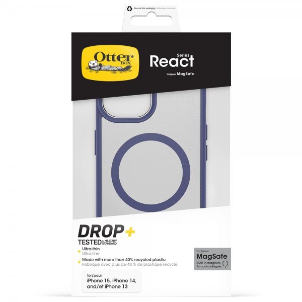 Otterbox iPhone 13/14/15/16. generation/17. generation Cover React MagSafe Denver Dusk Purple