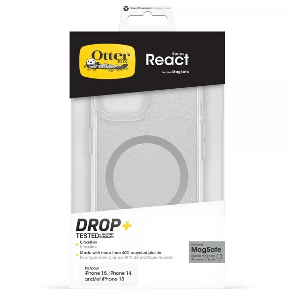 Otterbox iPhone 13/14/15/16e/17e Cover React MagSafe Stardust