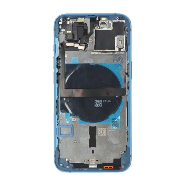 iPhone 13 Bagside med Komplet Ramme OEM - Blå