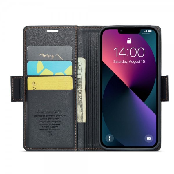 CaseMe iPhone 13 Etui 023-serie Sort