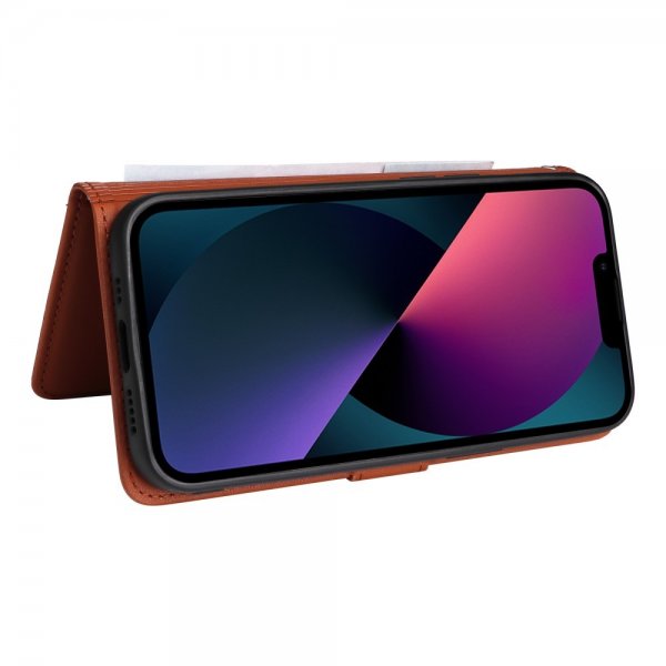 Betopnice iPhone 13 Etui med Aftageligt Cover 005 Brun