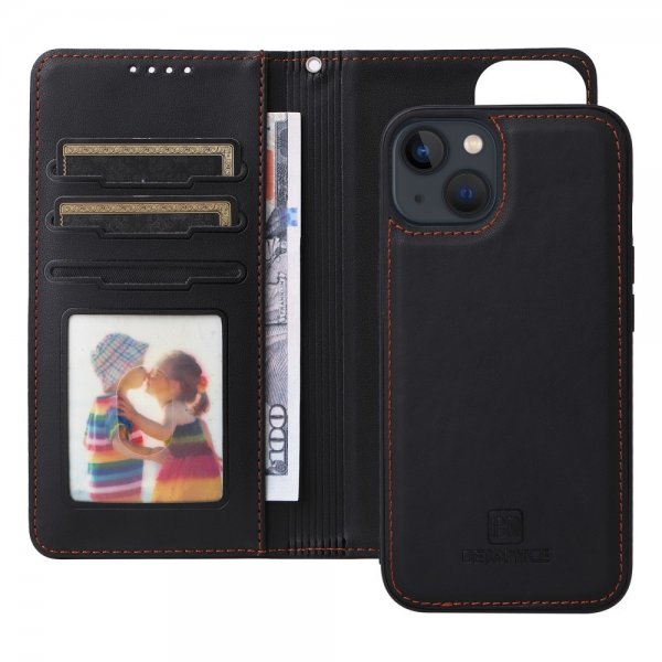 Betopnice iPhone 13 Etui med Aftageligt Cover 005 Sort