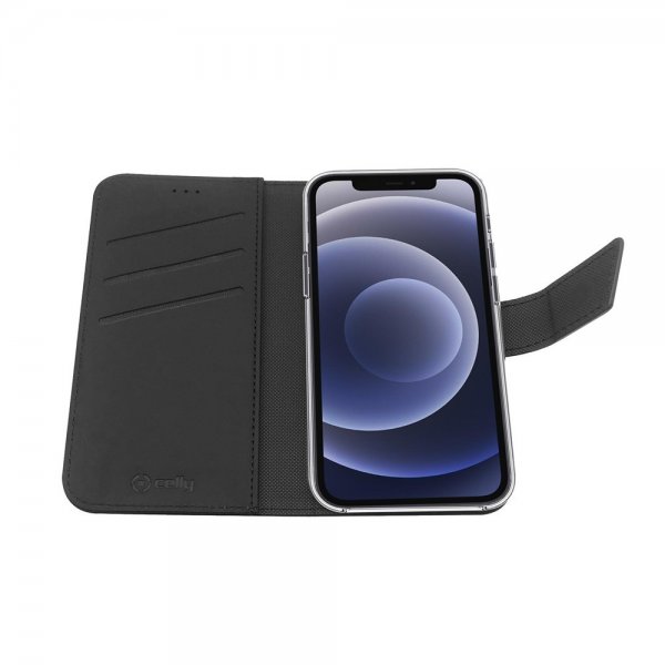 Celly iPhone 13 Etui Wally Wallet Case Sort
