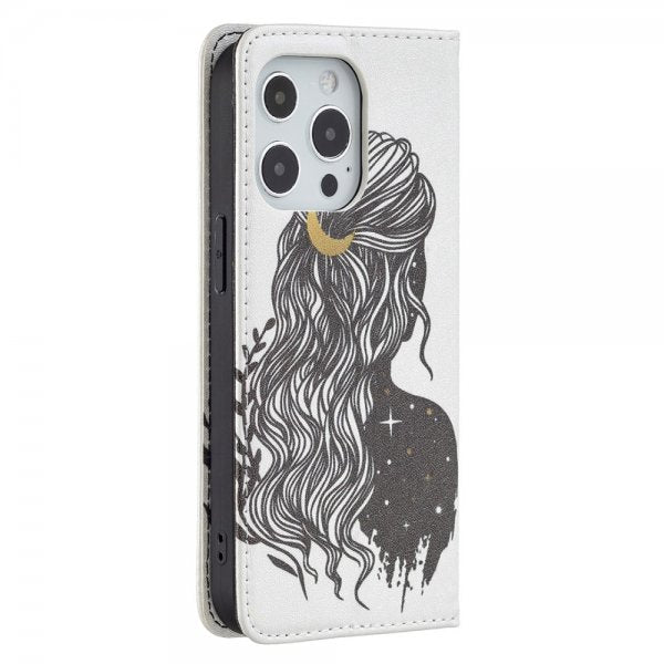 iPhone 13 Pro Flip Cover Motiv Kvinde
