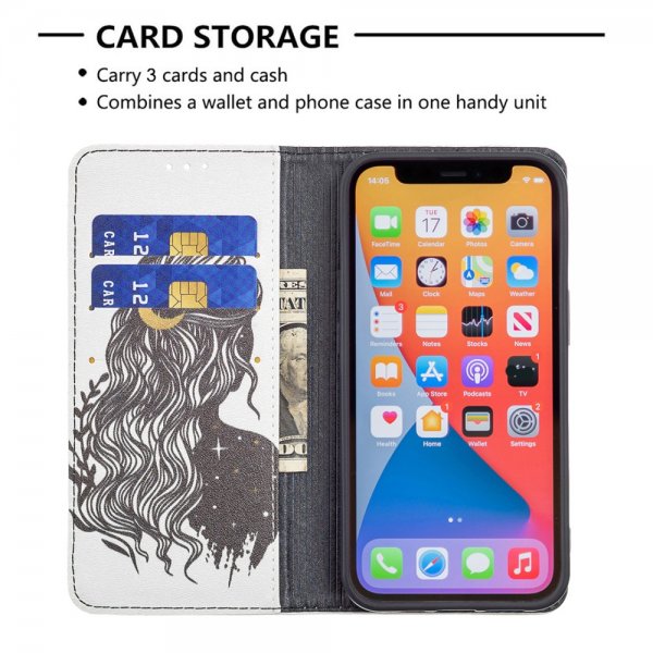 iPhone 13 Pro Flip Cover Motiv Kvinde