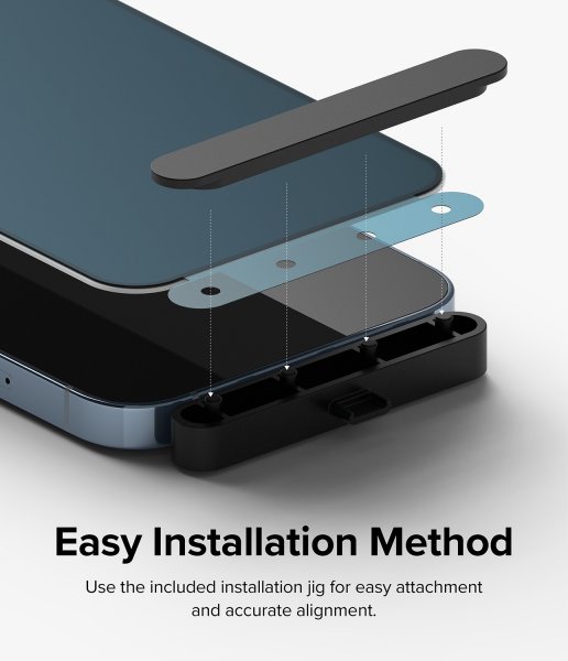 Ringke iPhone 13/iPhone 13 Pro/iPhone 14 Skærmbeskytter Privacy Glass