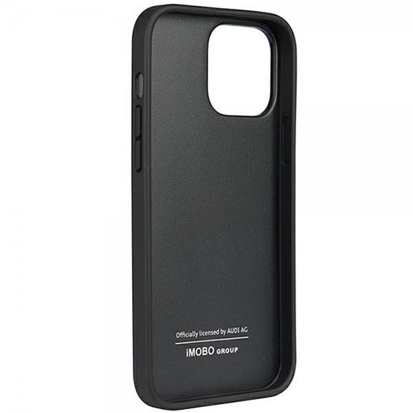 Audi iPhone 13/iPhone 13 Pro Skal Ægte Lædercover Sort