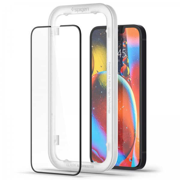 Spigen iPhone 13/iPhone 13 Pro/iPhone 14 Skærmbeskyttelse GLAS.tR ALIGNmaster 2-pak