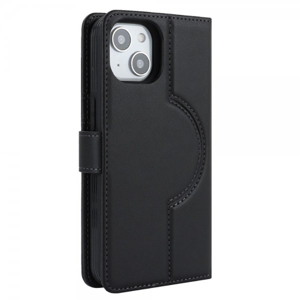 iPhone 13/iPhone 14 Cover med Aftageligt Cover MagSafe Sort