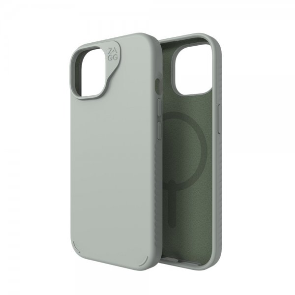ZAGG iPhone 13/iPhone 14/iPhone 15 Cover Manhattan Snap Sage