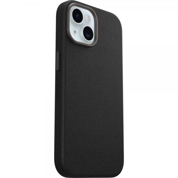 Otterbox iPhone 13/14/15 Cover Symmetry Cactus Leather MagSafe Noir Ash