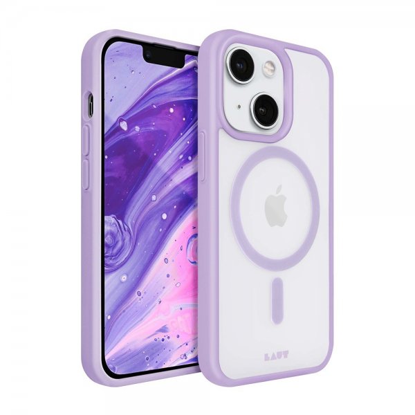 LAUT iPhone 13/iPhone 14 Cover Huex Protect MagSafe Lavender