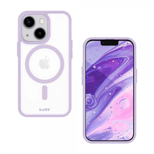 LAUT iPhone 13/iPhone 14 Cover Huex Protect MagSafe Lavender