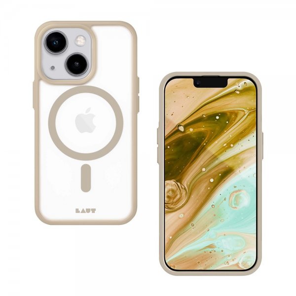 LAUT iPhone 13/iPhone 14 Cover Huex Protect MagSafe Sand