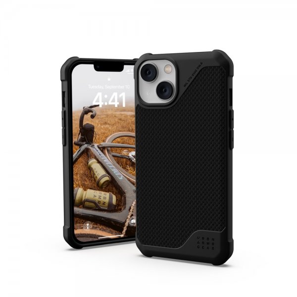 Urban Armor Gear (UAG) iPhone 13/iPhone 14 Cover Metropolis LT MagSafe Kevlar Sort