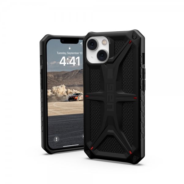 Urban Armor Gear (UAG) iPhone 13/iPhone 14 Cover Monarch Kevlar Black