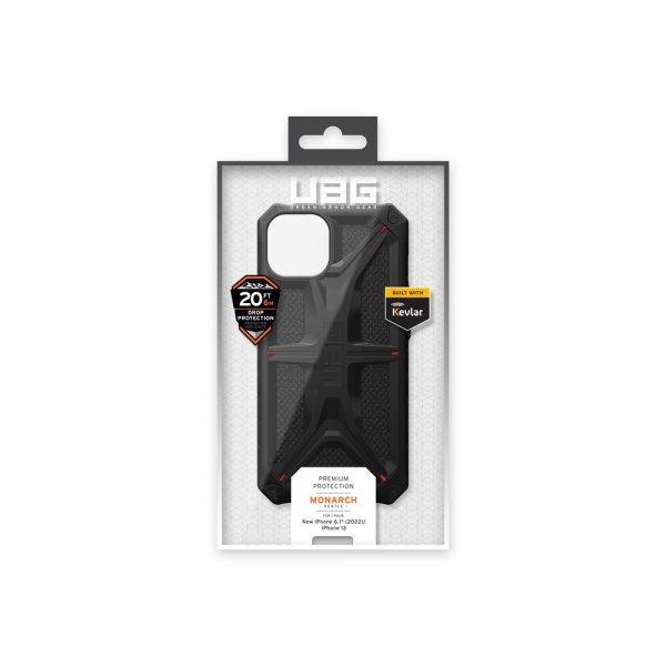 Urban Armor Gear (UAG) iPhone 13/iPhone 14 Cover Monarch Kevlar Black