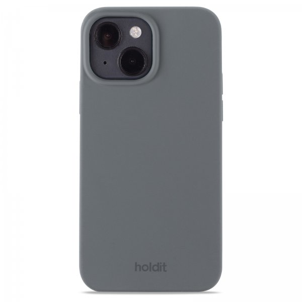 holdit iPhone 13/iPhone 14 Cover Silikone Space Gray
