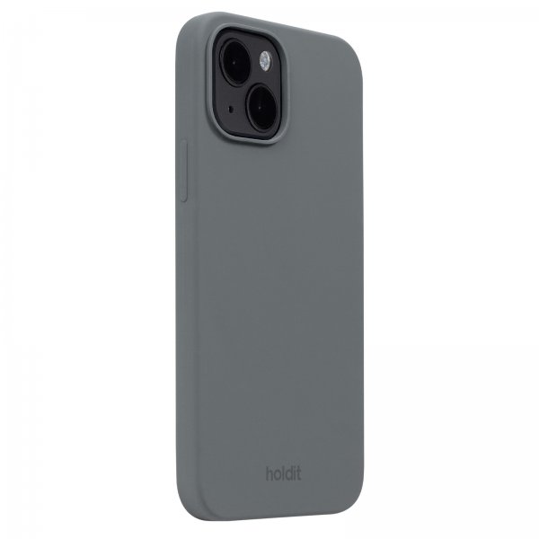 holdit iPhone 13/iPhone 14 Cover Silikone Space Gray