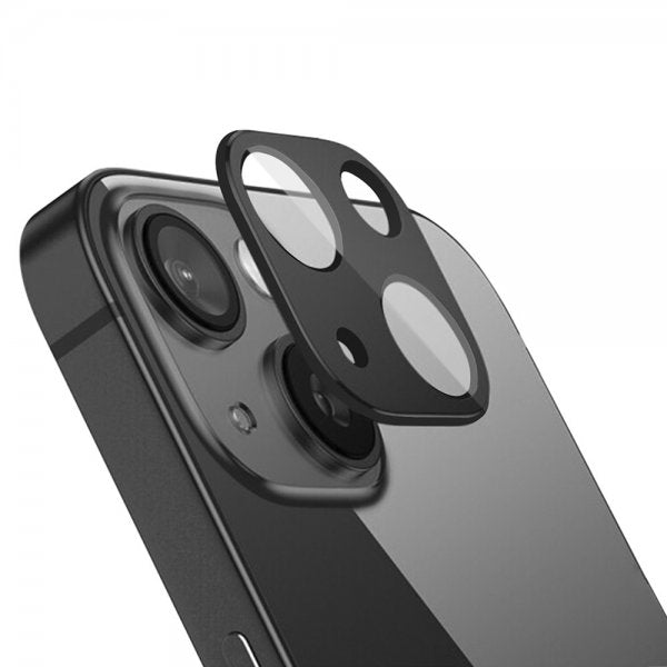 holdit iPhone 13/iPhone 13 Mini Kamerabeskyttelse i Hærdet Glas Sort