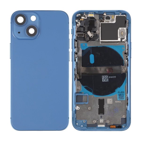 iPhone 13 Mini Bagside Komplet Med Smådele - Blå