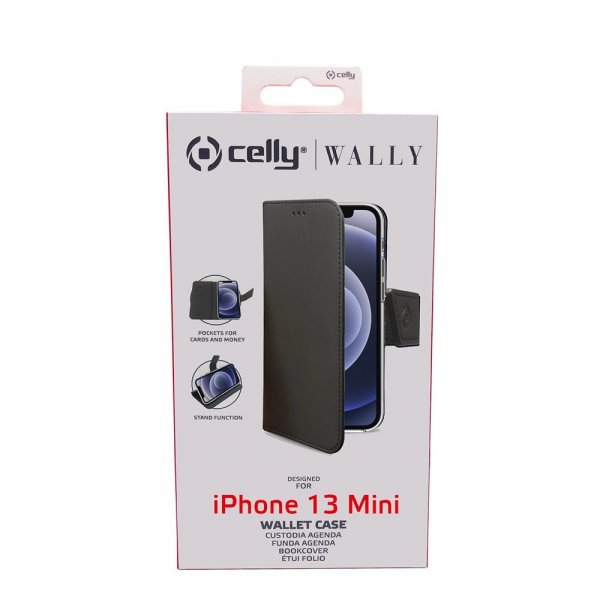 Celly iPhone 13 Mini Cover Wally Wallet Case Sort