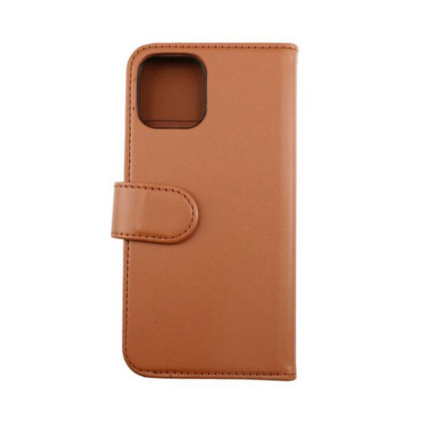Rvelon iPhone 13 Mini Folio Cover Kortlomme Brun