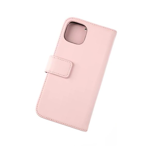 Rvelon iPhone 13 Mini Cover Ægte Læder Pink