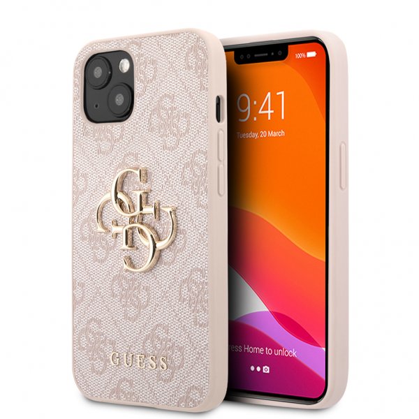 Guess iPhone 13 Mini Cover Big Logo Rosa