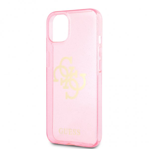 Guess iPhone 13 Mini Cover Fuld Glitter Rosa