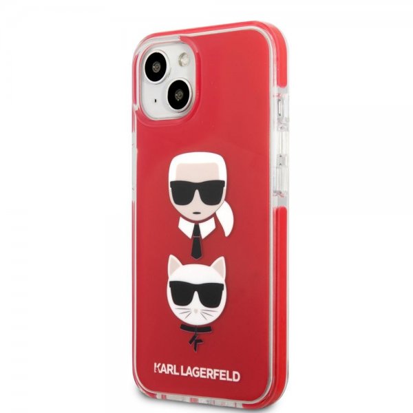 Karl Lagerfeld iPhone 13 Mini Cover Karl & Choupette Rød