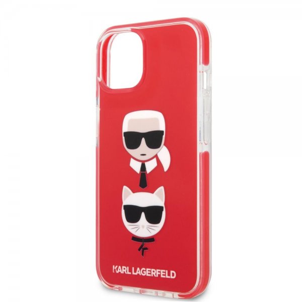 Karl Lagerfeld iPhone 13 Mini Cover Karl & Choupette Rød