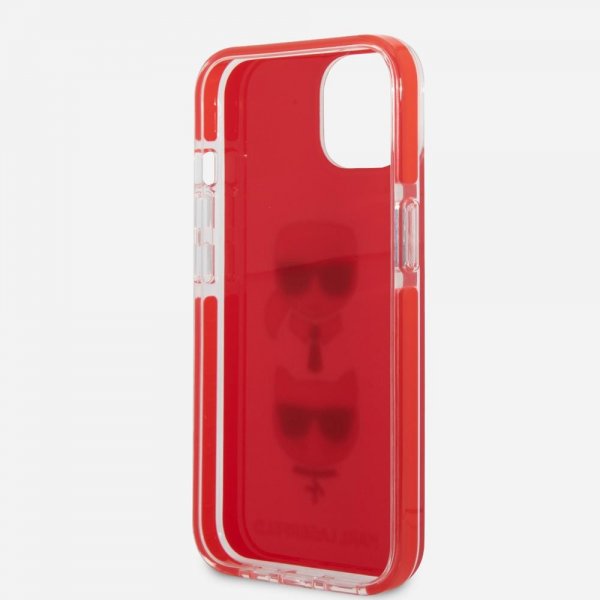 Karl Lagerfeld iPhone 13 Mini Cover Karl & Choupette Rød