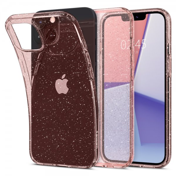 Spigen iPhone 13 Mini Cover Liquid Crystal Glitter Rose Quartz