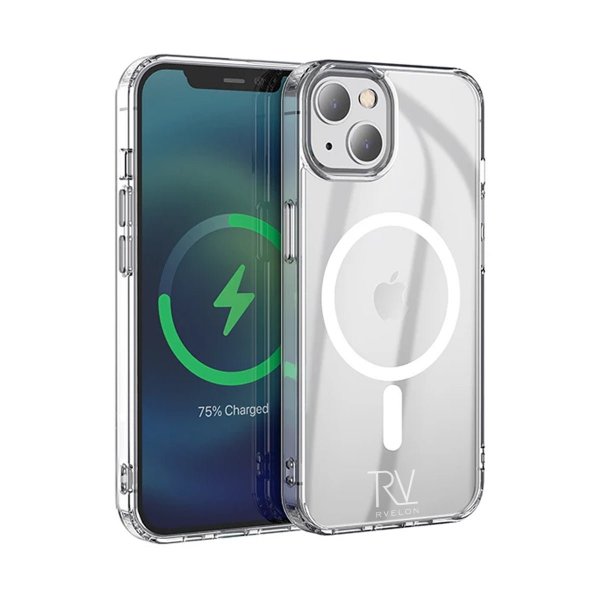 Rvelon iPhone 13 Mini Cover TPU MagSafe Transparent