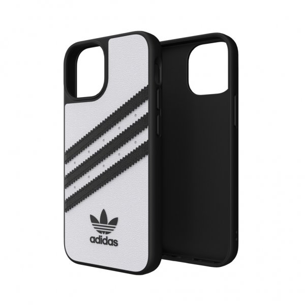 Adidas iPhone 13 Mini Cover Støbt Etui PU Hvid