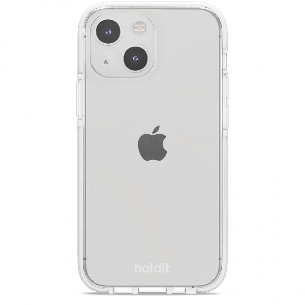 holdit iPhone 13 Mini Cover Seethru Hvid