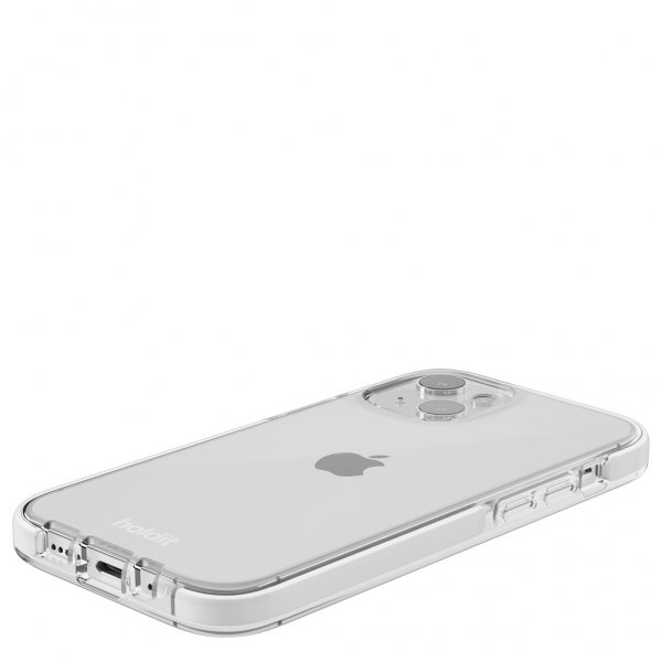 holdit iPhone 13 Mini Cover Seethru Hvid
