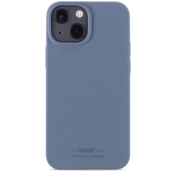 holdit iPhone 13 Mini Cover Silikone Pacific Blue