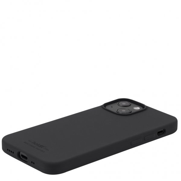 holdit iPhone 13 Mini Cover Silikone Sort