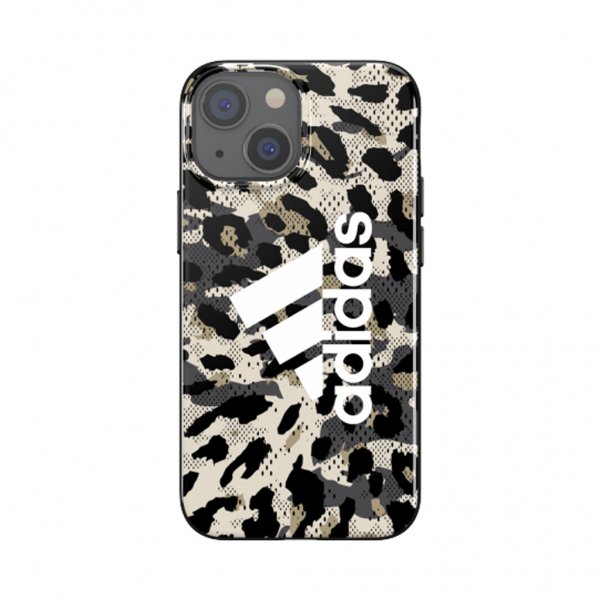 Adidas iPhone 13 Mini Cover Snap Case Leopard Beige