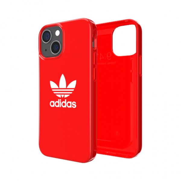 Adidas iPhone 13 Mini Cover Snap Case Trefoil Scarlet
