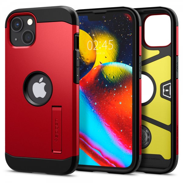 Spigen iPhone 13 Mini Cover Tough Armor Rød
